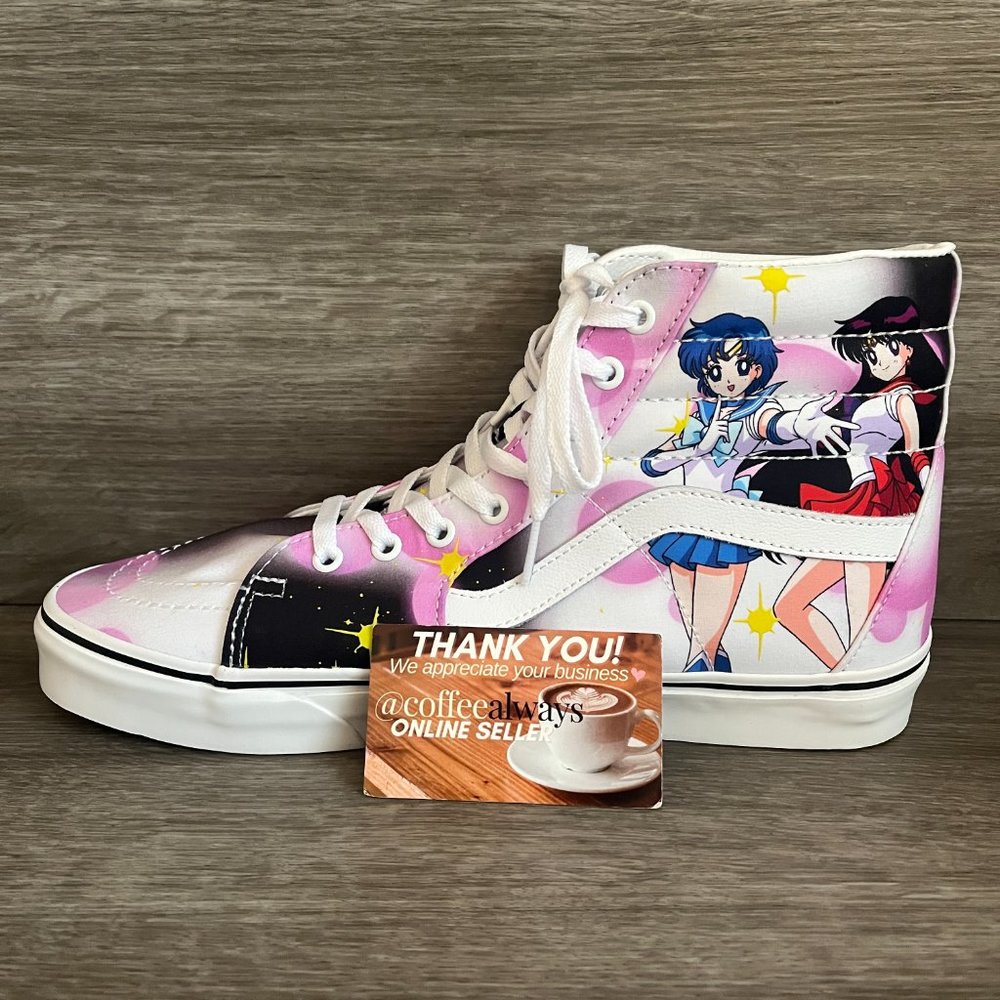 Vans Sailor Moon Sk8-Hi Pretty Guardians High Tops Men's NWOB - Picture 5 of 11